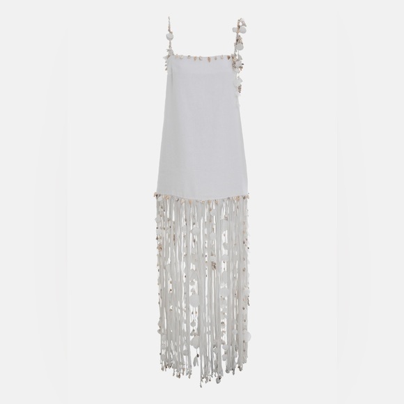 Zimmermann Dresses & Skirts - Zimmermann Shell Fringe Mini Dress